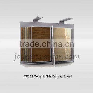 CF081 ceramic panel display rack / page turning type rack