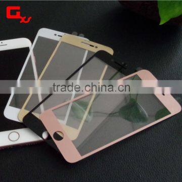 For iphone7 screen protector colorful silk-screen tempered glass screen protector for iphone7 plus
