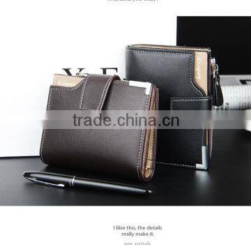 Fashion Short Man Leather Baellerry Wallet photo-2