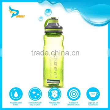 fitness sport 800ml portable bpa free eco-friendly high quality plastic water bottle with filter