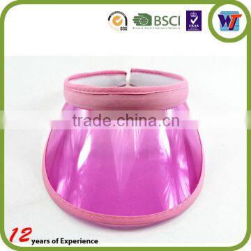 Multiple Jelly Colored Transparent PVC Visor Sun Protection Cap