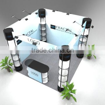 Custom trade show portable aluminium 10'*10'ft exhibition booth