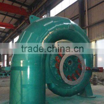 125KW to 6300KW Horizontal Francis Turbine Generator