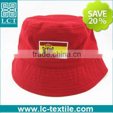 LCTN1892 flag embroidered softtextile cotton Unisex-Adult bucket hat custom