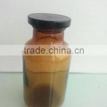 500ml antique apothecary jar amber with seal lid , glass jar with lid