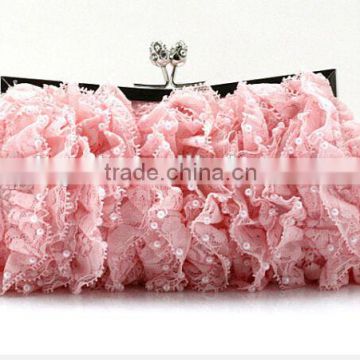 Elegant Fashion party bag lace evening bags lady handbags