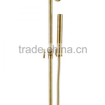 gold color brass material sliding rail S174