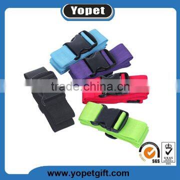 Travel Luggage Strapping Belt With Plastic Buckle For Suitcase