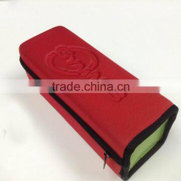 GC---Providing Low Cost Red Fabric Unique Design New Eva Carrying Wine Bag photo-2