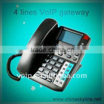 4 sip set phone Buttons and keys for all commonly used functions