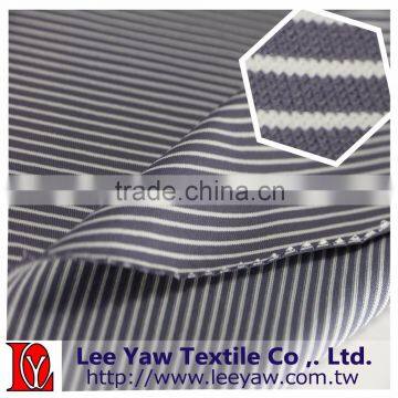 Polyester Microfiber Full Dull Spandex Stripe Jersey Fabric