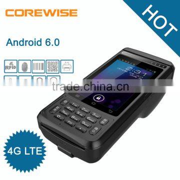 Best portable outdoor android POS pda fingerprint reader wireless