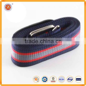 Custom high quality heavy duty strong woven strap luggage belt