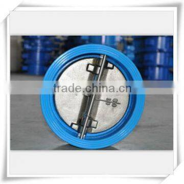 DN300 Wafer Type Ductile Iron Double Door Spring Check Valve