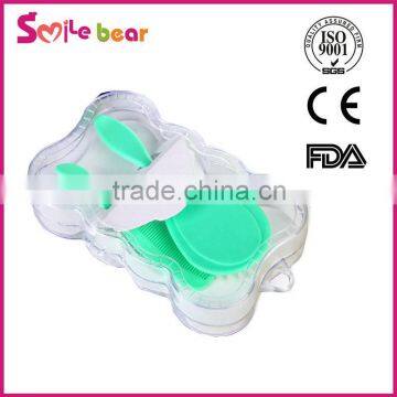 Yiwu Smile Bear Baby Green Comb Hair Brush and Comb Set photo-2