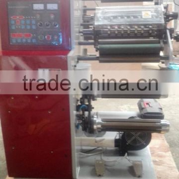 slitting machine WITH TWO REWINDING SHAFTS INTERCHANGE FOR narrow label