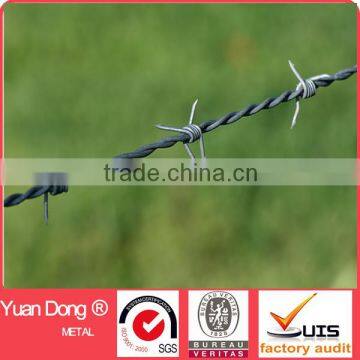 Galvanized steel barbed wire/barbed wire fencing prices