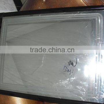 2016 Carton Fair Shows World BEST Brightly LED Light Backlit Stainless Steel Framed Bathroom Led Mirror With Touch Screen Button photo-4