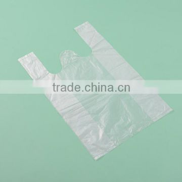 Side gusset clear plastic vest bag in guangzhou