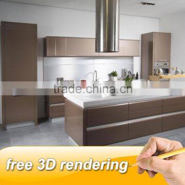 I-shaped flat pack kitchen design Kitchen Cabinet Simple Designs