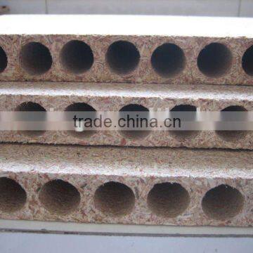 tubular particleboard for partition wall