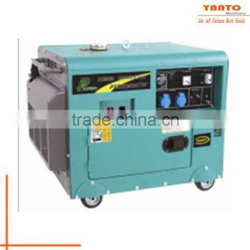 High Power Yanto JJDE7500T3 6Kw Chinese diesel generator with Three phase Electric generator engine starter