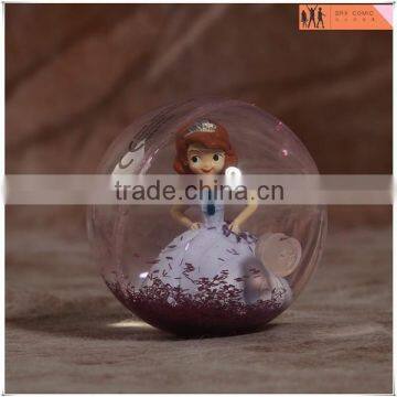 OEM made princess girl glittery rubber bouncy ball toys,custom glittery bouncy ball toys,custom OEM toys ball manufacturer