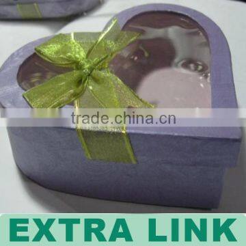 Gift boxes cardboard shaped clear plastic