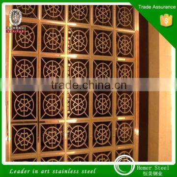 stainless steel Interior wall paneling modern folding screens china manufacturer