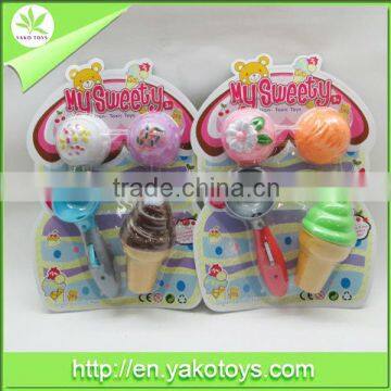 Plastic Ice Cream Food Play Set Toy