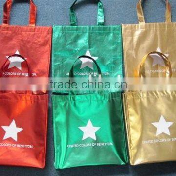 metallic non woven bag