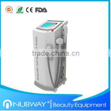 Women Perfect Strong 2 Handles Ipl / 808nm Ipl Diode Laser Device For Sale Face Lift