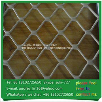 Aluminum fencing solid door used beautiful grid mesh