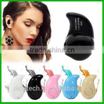 Top 50 sport super mini Wireless Bluetooth earphone 4.0 Earbud S530 for iphone 7