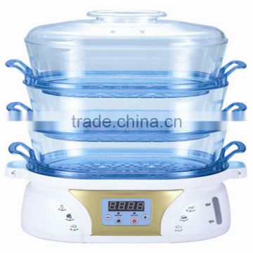 keep warm plastic electrical food steamer/steam cooker