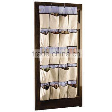 Kawachi Hanging Canvas 20-Pocket Door Shoe Organizer photo-2