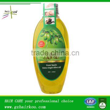 Professional best extra virgin olive oil hair treatment products