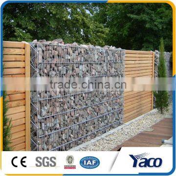 Bright surface HDG beautiful 50mm hole size Welded mesh gabion box