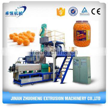 Automatic puffed corn Cheese ball snacks food processing machine