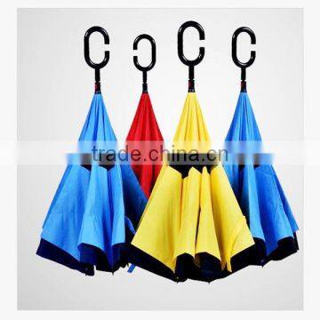 2016 Fashion Double C-shaped Phone-Brella Sunny or Rainy Umbrella