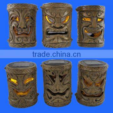 2016 New Design Tropical Outdoor Lighting Resin Tiki Torch