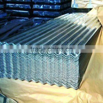 Corrugated galvanized roofing sheet