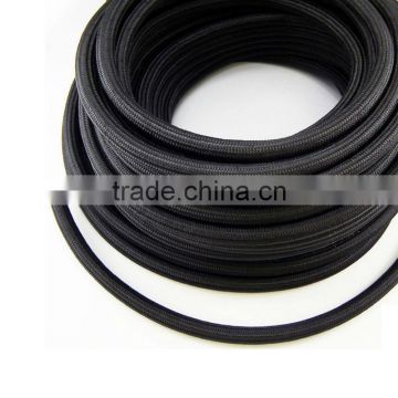 12" Black Nylon Stainless Steel Braided -8AN AN8 8-AN Fuel Hose Oil Gas Hose