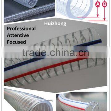FOOD GRADE PVC SPIRAL STEEL WIRE REINFORCED HOSE photo-3