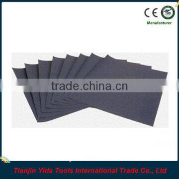 Emery coated sanding paper cloth