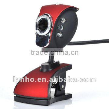 USB 50.0M 6 LED Webcam Camera Web Cam With Mic for Desktop PC Laptop