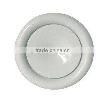 White round metal air diffuser