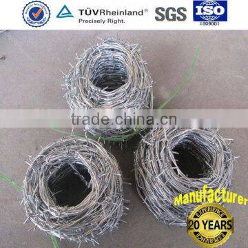 galvanized barbed wire manufacterer Best price for 2 Strand Barbed Wire