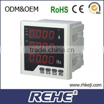 digital led ammter voltmeter hz meter with rs485 combination meter