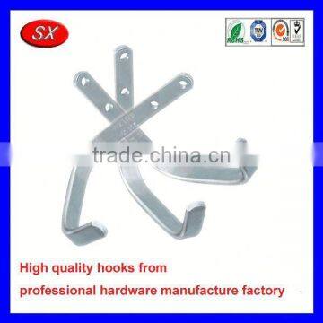 Custom Manufacture Metal s Screw Hooks Brass Plated Hook photo-6